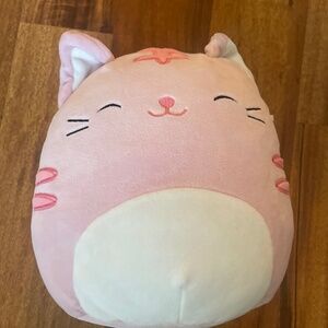 Pink cat squishmallow